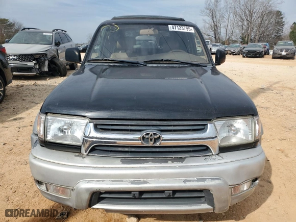2001 Toyota 4Runner Limited with VIN JT3HN87R710336774, listed as a Copart auction lot 47123795 with 188,348 mi miles and Salvage Title. Bid and sale history available at carsss.com. Image 5.