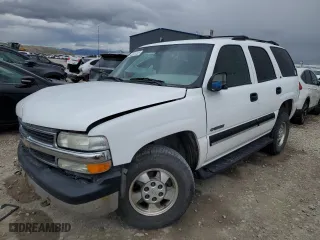 2001 Chevrolet Tahoe LS with VIN 1GNEK13TX1J290830, listed as a Copart auction lot 48331455 with 218,034 mi miles and Salvage Title. Bid and sale history available at carsss.com. Image 1.