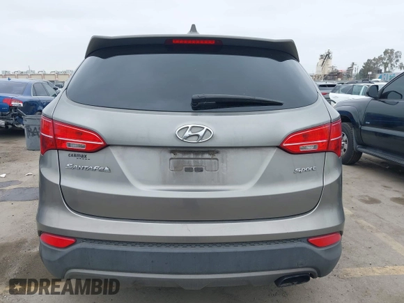 2014 Hyundai Santa Fe Sport with VIN 5XYZT3LB4EG151051, listed as a IAAI auction lot 42099804 with 166,072 mi miles. Bid and sale history available at carsss.com. Image 16.