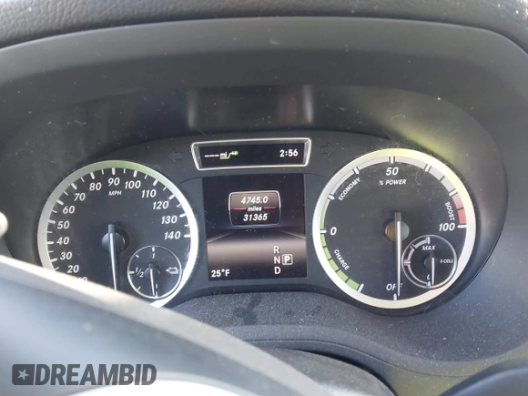 2014 Mercedes-Benz B Electric Drive with VIN WDDVP9AB5EJ002730, listed as a IAAI auction lot 41308975 with 31,365 mi miles and . Bid and sale history available at DreamBid. Image 7.