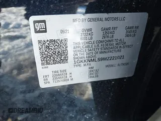 2021 GMC Acadia SLT with VIN 1GKKNMLS9MZ221021, listed as a IAAI auction lot 41614946 with 44,096 mi miles. Bid and sale history available at carsss.com. Image 9.