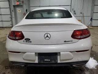 2018 Mercedes-Benz C 300 with VIN WDDWJ4KB4JF606547, listed as a Copart auction lot 42483995 with 82,083 mi miles and Salvage title. Bid and sale history available at DreamBid. Image 6.