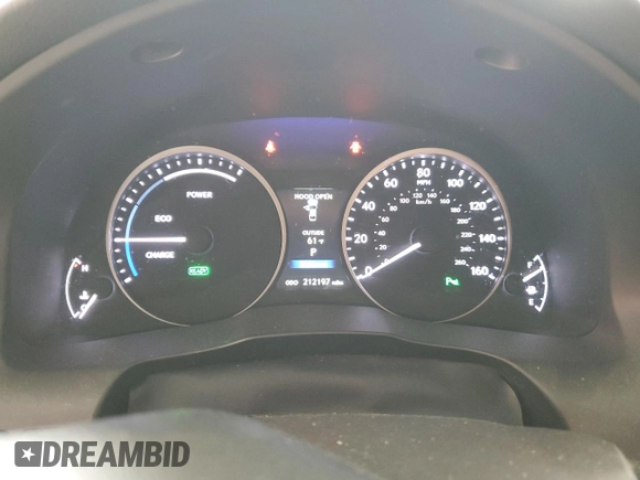 2013 Lexus ES 300h Hybrid with VIN JTHBW1GG7D2000909, listed as a Copart auction lot 50695865 with 212,197 mi miles and Salvage Title. Bid and sale history available at carsss.com. Image 9.