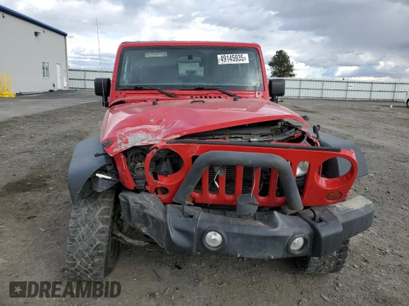2012 Jeep Wrangler Rubicon with VIN 1C4BJWCG8CL202637, listed as a Copart auction lot 49145935 with 113,520 mi miles and Salvage Title. Bid and sale history available at DreamBid. Image 5.