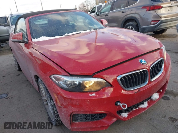 2016 BMW 2 Series 228i xDrive with VIN WBA1L9C56GV324278, listed as a IAAI auction lot 41414710 with 101,785 mi miles. Bid and sale history available at carsss.com. Image 1.