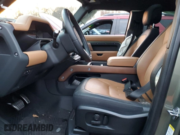 2023 Land Rover Defender X с VIN SALEX7EUXP2197885, выставлен на аукционе Copart как лот 82554884 с пробегом Не указан миль и Списание • Salvage title. История ставок и продаж доступна на DreamBid. Изображение 7.