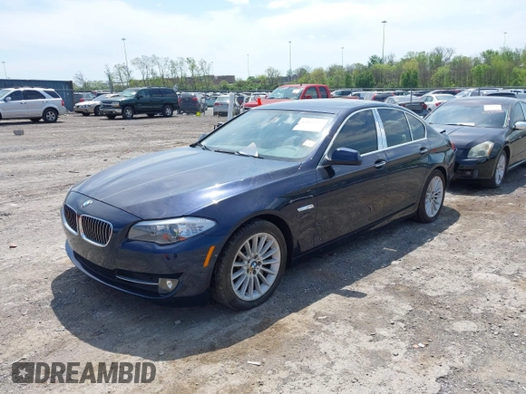 2011 BMW 5 Series 535i with VIN WBAFR7C59BC605939, listed as a IAAI auction lot 42045397 with 135,765 mi miles and . Bid and sale history available at carsss.com. Image 2.