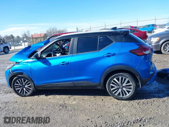2022 Nissan Kicks SV with VIN 3N1CP5CV1NL510786, listed as a IAAI auction lot 41600316 with 82,374 mi miles and . Bid and sale history available at carsss.com. Image 14.