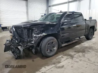2017 Chevrolet Silverado 1500 LT with VIN 3GCUKREC2HG116505, listed as a Copart auction lot 53469345 with 118,329 mi miles and Salvage Title. Bid and sale history available at DreamBid. Image 1.