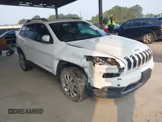 2016 Jeep Cherokee Limited with VIN 1C4PJLDB8GW233818, listed as a IAAI auction lot 42376960 with 110,160 mi miles and . Bid and sale history available at DreamBid. Image 1.