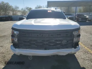 2024 Chevrolet Silverado 1500 Custom with VIN 3GCPABEK1RG316159, listed as a Copart auction lot 88814825 with 7,623 mi miles and Salvage Title. Bid and sale history available at DreamBid. Image 5.