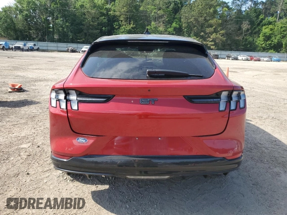 2023 Ford Mustang Mach-E GT z VIN 3FMTK4SX8PMA24803, wystawiony jako Copart lot #57427995 z przebiegiem Nie podano mil oraz Szkoda całkowita • Salvage title. Historia ofert i sprzedaży dostępna na DreamBid. Obrazek 6.