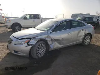 2012 Buick Regal with VIN 2G4GR5EK6C9163270, listed as a Copart auction lot 48285165 with 196,783 mi miles and Salvage Title. Bid and sale history available at carsss.com. Image 1.