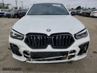 2022 BMW X6 M50i with VIN 5UXCY8C0XN9M57786, listed as a Copart auction lot 54755315 with 61,065 mi miles and Clean Title. Bid and sale history available at carsss.com. Image 5.