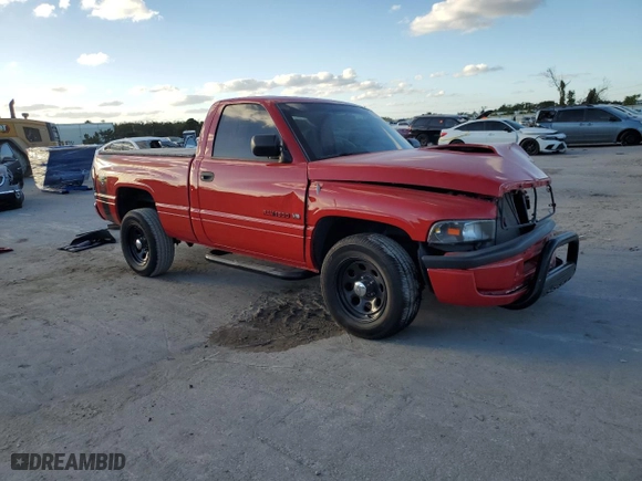 1994 Dodge Ram 1500 with VIN 1B7HC16Y1RS681736, listed as a Copart auction lot 76543934 with 51,900 mi miles and Salvage Title. Bid and sale history available at carsss.com. Image 4.