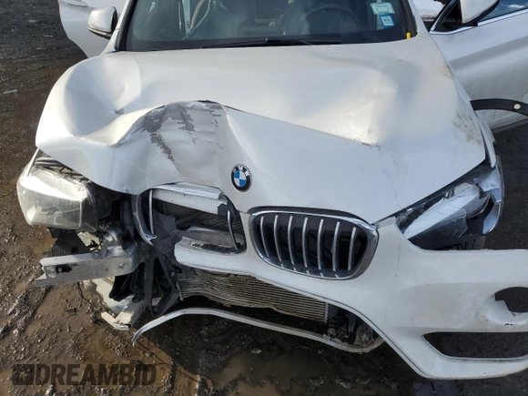 2016 BMW X1 xDrive28i with VIN WBXHT3C31G5E48073, listed as a Copart auction lot 43974855 with 56,088 mi miles and Salvage Title. Bid and sale history available at carsss.com. Image 12.