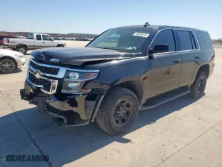 2017 Chevrolet Tahoe Commercial with VIN 1GNLCDEC5HR219842, listed as a Copart auction lot 48504235 with 96,003 mi miles and Salvage Title. Bid and sale history available at carsss.com. Image 1.