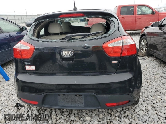 2013 Kia Rio LX with VIN KNADM5A30D6234196, listed as a Copart auction lot 41968355 with 88,982 mi miles and Salvage Title. Bid and sale history available at DreamBid. Image 6.