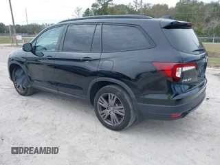2022 Honda Pilot Sport with VIN 5FNYF6H32NB092899, listed as a IAAI auction lot 41247392 with 25,656 mi miles. Bid and sale history available at carsss.com. Image 3.