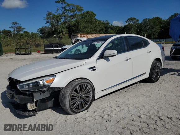 2016 Kia Cadenza Premium z VIN KNALN4D7XG5208071, wystawiony jako Copart lot #60298025 z przebiegiem 59 430 mil mil oraz Szkoda całkowita • Salvage title. Historia ofert i sprzedaży dostępna na DreamBid. Obrazek 1.