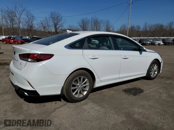 2019 Hyundai Sonata SE with VIN 5NPE24AF5KH813480, listed as a Copart auction lot 48629485 with 76,752 mi miles and Salvage Title. Bid and sale history available at carsss.com. Image 3.