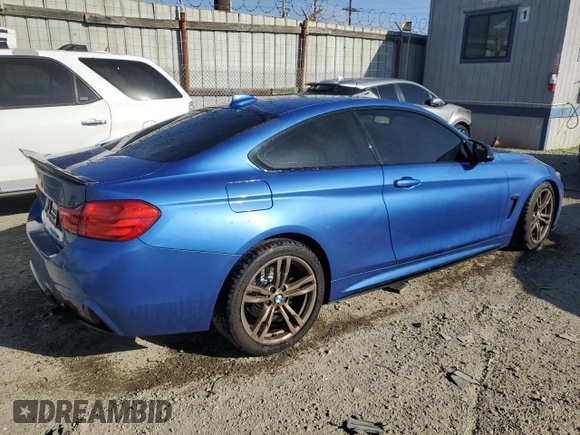 2014 BMW 4 Series 428i with VIN WBA3N7C56EF718698, listed as a Copart auction lot 47436615 with 118,154 mi miles and Salvage title. Bid and sale history available at DreamBid. Image 3.