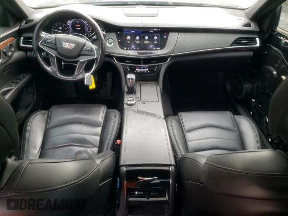 2019 Cadillac CT6 Luxury AWD with VIN 1G6KB5RS8KU135391, listed as a Copart auction lot 81174234 with 88,470 mi miles and Salvage title. Bid and sale history available at DreamBid. Image 8.