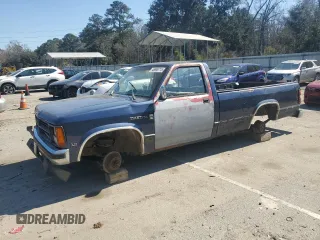 1989 Dodge Dakota "S" with VIN 1B7FL26X5KS067170, listed as a Copart auction lot 46698715 with 141,091 mi miles and Salvage Title. Bid and sale history available at carsss.com. Image 1.