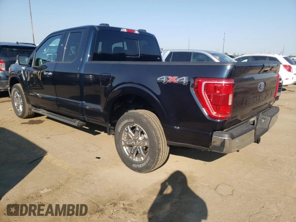 2021 Ford F-150 XL with VIN 1FTFX1E88MKD05444, listed as a Copart auction lot 71669704 with 35,779 mi miles and Salvage title. Bid and sale history available at DreamBid. Image 2.