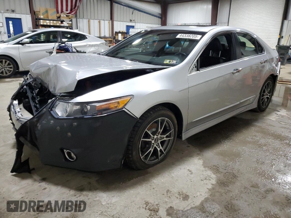 2012 Acura TSX Special Edition with VIN JH4CU2E88CC007839, listed as a Copart auction lot 44338205 with 108,644 mi miles and Salvage title. Bid and sale history available at DreamBid. Image 1.