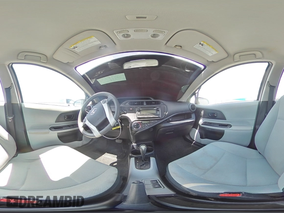 2014 Toyota Prius One with VIN JTDKDTB38E1566009, listed as a Copart auction lot 53540585 with 104,605 mi miles and Salvage Title. Bid and sale history available at DreamBid. Image 14.