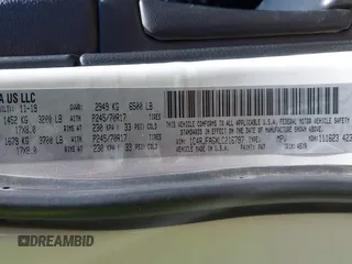 2020 Jeep Grand Cherokee Altitude z VIN 1C4RJFAGXLC216797, wystawiony jako IAAI lot #42288098 z przebiegiem 71 157 mil mil oraz . Historia ofert i sprzedaży dostępna na DreamBid. Obrazek 9.