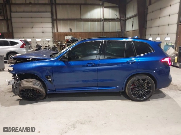 2023 BMW X3 M with VIN 5YM13EC03P9P70498, listed as a IAAI auction lot 41306533 with NaN miles. Bid and sale history available at carsss.com. Image 15.
