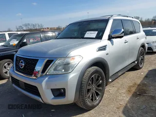 2017 Nissan Armada SV with VIN JN8AY2NC3H9509328, listed as a IAAI auction lot 41780445 with 165,625 mi miles and . Bid and sale history available at DreamBid. Image 2.