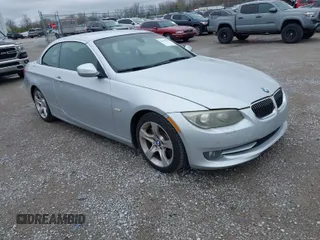 2011 BMW 3 Series 335i with VIN WBADX7C52BE581856, listed as a IAAI auction lot 41911781 with 130,606 mi miles and . Bid and sale history available at carsss.com. Image 1.