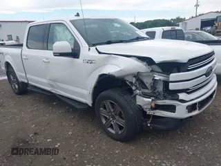 2020 Ford F-150 XL with VIN 1FTFW1E4XLFA55356, listed as a IAAI auction lot 42225427 with 56,865 mi miles and . Bid and sale history available at DreamBid. Image 1.