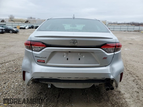 2021 Toyota Corolla SE with VIN 5YFS4MCE7MP065113, listed as a Copart auction lot 86147264 with 51,769 mi miles and Clean Title. Bid and sale history available at carsss.com. Image 6.