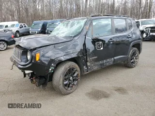 2015 Jeep Renegade Latitude with VIN ZACCJBBT4FPC41186, listed as a Copart auction lot 53260415 with 122,690 mi miles and Salvage Title. Bid and sale history available at carsss.com. Image 1.