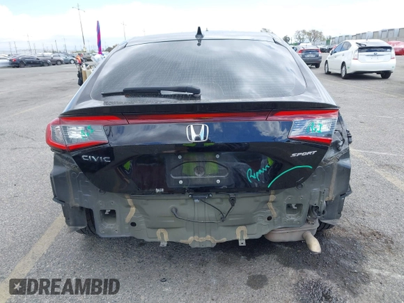 2023 Honda Civic Sport with VIN 19XFL2H82PE021151, listed as a IAAI auction lot 41943345 with 55,679 mi miles and . Bid and sale history available at DreamBid. Image 6.