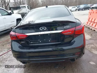 2018 Infiniti Q50 RED SPORT 400 with VIN JN1FV7AR7JM481279, listed as a IAAI auction lot 41850295 with 75,807 mi miles. Bid and sale history available at carsss.com. Image 17.