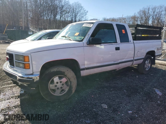 1998 GMC Sierra 1500 with VIN 2GTEK19M6W1546973, listed as a Copart auction lot 44362325 with 237,334 mi miles and Salvage Title. Bid and sale history available at DreamBid. Image 1.