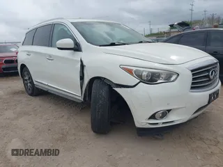 2015 Infiniti QX60 with VIN 5N1AL0MN0FC525886, listed as a IAAI auction lot 41861697 with 77,963 mi miles. Bid and sale history available at carsss.com. Image 1.
