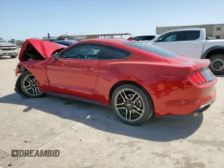 2022 Ford Mustang EcoBoost with VIN 1FA6P8TH8N5130419, listed as a Copart auction lot 57816625 with 27,375 mi miles and Salvage title. Bid and sale history available at DreamBid. Image 2.