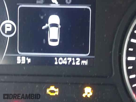 2016 Kia Optima LX with VIN 5XXGT4L39GG102599, listed as a IAAI auction lot 41748147 with 104,712 mi miles. Bid and sale history available at carsss.com. Image 15.
