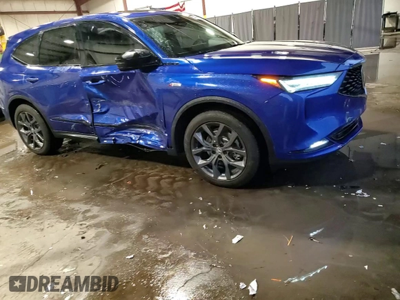 2024 Acura MDX w/A-Spec Package with VIN 5J8YE1H03RL009917, listed as a Copart auction lot 84482204 with 6,002 mi miles and Salvage Title. Bid and sale history available at carsss.com. Image 14.