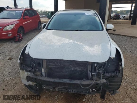 2008 Infiniti G35 with VIN JNKBV61E88M202904, listed as a Copart auction lot 72612534 with 179,386 mi miles and Salvage Title. Bid and sale history available at DreamBid. Image 5.