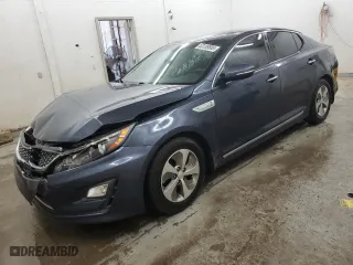 2014 Kia Optima Hybrid LX with VIN KNAGM4AD5E5065025, listed as a Copart auction lot 53139885 with 139,705 mi miles and Salvage Title. Bid and sale history available at carsss.com. Image 1.