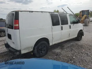 2005 GMC Savana Cargo Van with VIN 1GTFG15X651178241, listed as a Copart auction lot 69802404 with 244,854 mi miles and Salvage Title. Bid and sale history available at carsss.com. Image 3.