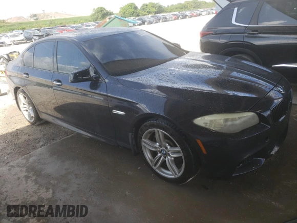 2013 BMW 5 Series 535i xDrive with VIN WBAFU7C5XDDU70417, listed as a Copart auction lot 60244315 with 182,264 mi miles and Clean title. Bid and sale history available at DreamBid. Image 4.
