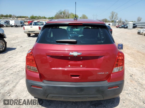 2015 Chevrolet Trax LS with VIN KL7CJKSB0FB218650, listed as a Copart auction lot 52429785 with 105,784 mi miles and Clean Title. Bid and sale history available at carsss.com. Image 6.